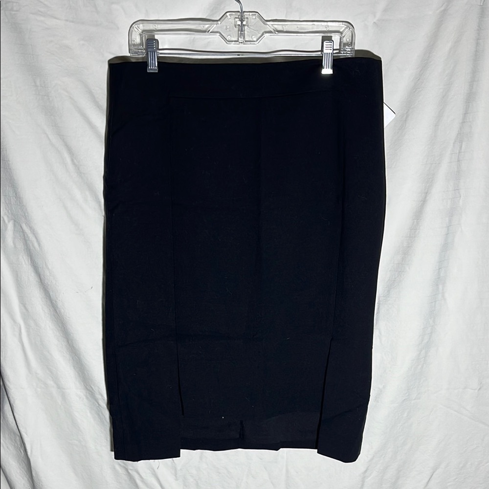 Halogen Black Pencil Skirt Knee-Length Workwear